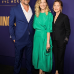 Renee Zellweger demonstrates a pantsuit that will slim any figure