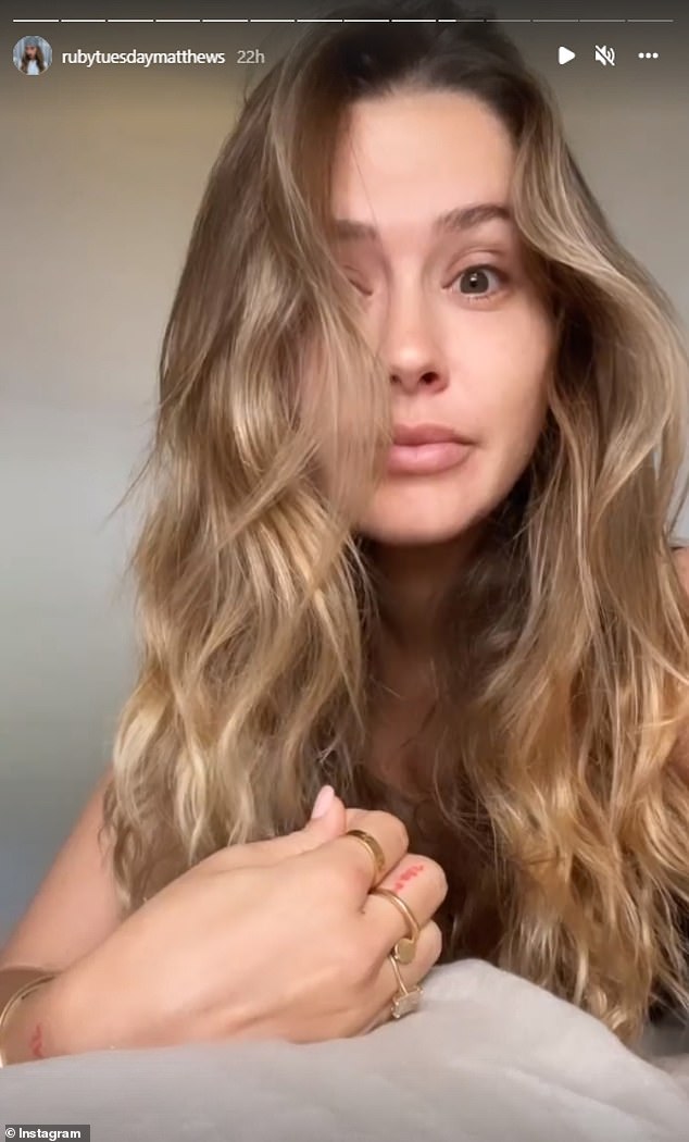 Se necesita un pellizco: la influencer embarazada Ruby Tuesday Matthews (en la foto) ha revelado sus planes de cirugía estética mientras se prepara para dar la bienvenida a su tercer hijo.