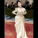 A tight corset barely contained Billie Eilish&apos;s ample look at the Met Gala