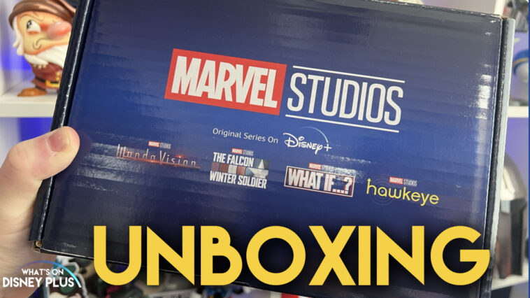 Unboxing de Disney+ Marvel Collector Corps |  Qué hay en Disney Plus