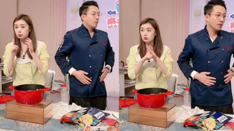 Wang Xiaofei tiene dolor de estómago en transmisión en vivo después de probar la comida que estaba vendiendo