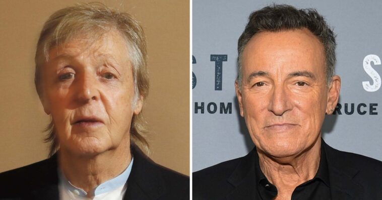 Bruce Springsteen se une a Paul McCartney en concierto en Nueva Jersey