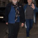 Amigos: Dave Myers estaba de buen humor el martes por la noche cuando salió a cenar con su compañero de Hairy Bikers, Si King, un mes después de revelar su diagnóstico de cáncer.