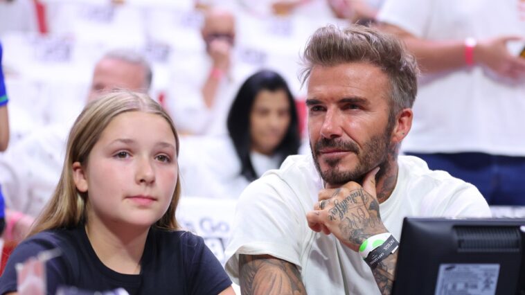 David Beckham y su hija Harper se lo pasan en grande en Venecia