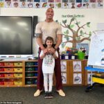 ¡Celebrar!  Dwayne Johnson anunció que su hija Jasmine, de seis años, se había graduado de jardín de infantes en una publicación compartida en Instagram el martes.