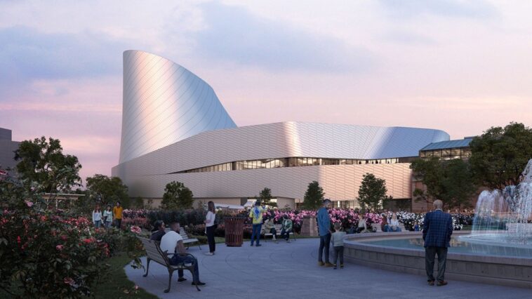 El Centro de Ciencias de California inicia la construcción del futuro hogar del transbordador espacial Endeavour