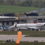 Queen Elizabeth II&apos;s private jet was incapable to land in London due to a thunderstorm