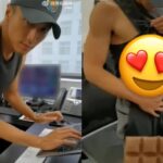 Esto es lo que diría el muy en forma Nicholas Tse, de 41 años, si le preguntaras: "¿Quieres un poco de chocolate?"