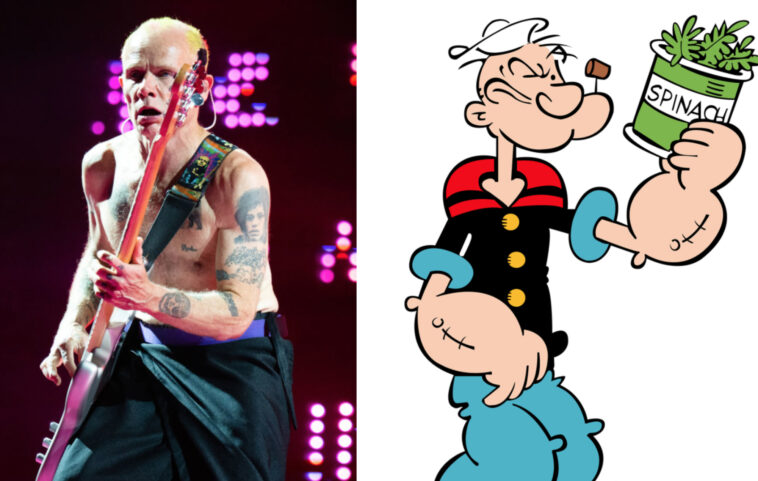 Flea de Red Hot Chili Peppers quiere interpretar a Popeye en una película de acción real