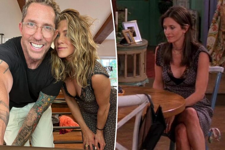 Jennifer Aniston luce vestido de 'Friends', 20 años después