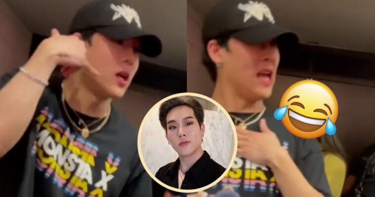 Joohoney de MONSTA X tiene la mejor reacción ante un fan que lo prioriza sobre su padre