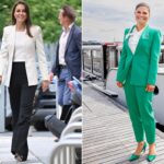 Kate Middleton gemelas con la princesa heredera Victoria en blazer de Zara