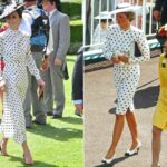 Kate Middleton imita a la princesa Diana con lunares en Royal Ascot