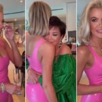 Khloé Kardashian celebra cumpleaños con vestido rosa de látex