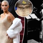 Kim Kardashian supuestamente dañó el vestido de Marilyn Monroe en Met Gala