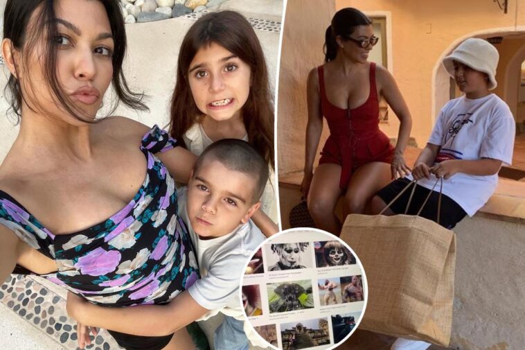 Kourtney Kardashian muestra el aterrador historial de búsqueda de Google de sus hijos