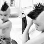 Kourtney Kardashian muestra el nuevo mohicano de Reign, su hijo de 7 años