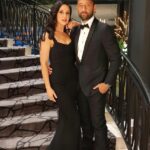 La estrella de Footy, Benji Marshall, dijo que '10 hombres una vez afirmaron ser su padre' mientras hablaba sobre las luchas de no conocer a su padre en una nueva entrevista.  En la foto con su esposa Zoe