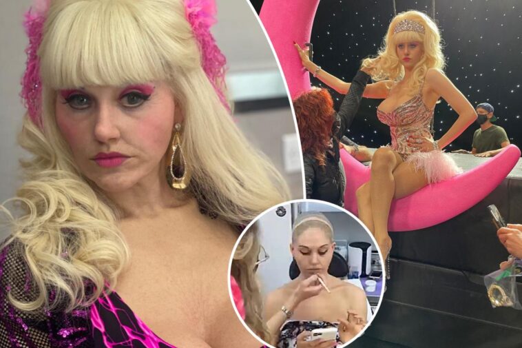 La maquilladora de Emmy Rossum detalla su impactante transformación de Angelyne