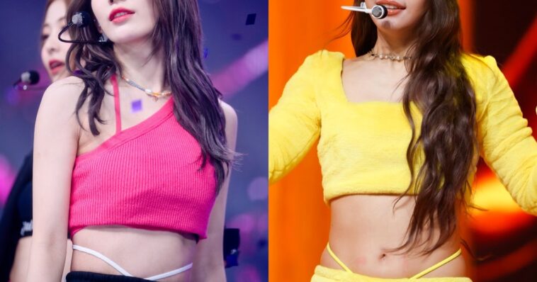 La tendencia de las "correas de tanga visibles" se está abriendo paso en el K-Pop, y los fanáticos tienen opiniones contradictorias