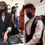 Maggie Cheung hace una rara aparición pública como DJ invitada para un evento en HK;  Aaron Kwok y Nicholas Tse Groove desde el margen