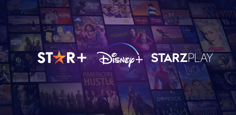 Nuevo paquete de transmisión de Disney+, Star+ y StarzPlay se lanzará en América Latina