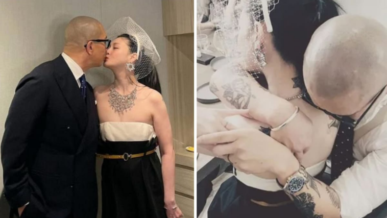 Se revelan las fotos de la boda de Barbie Hsu y DJ Koo, y no había anillos de boda ni atuendos típicos a la vista