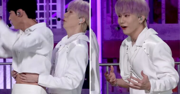 Seungsik de VICTON se vuelve viral por su reacción al tocar accidentalmente la cintura desnuda de Byungchan en "Inkigayo"