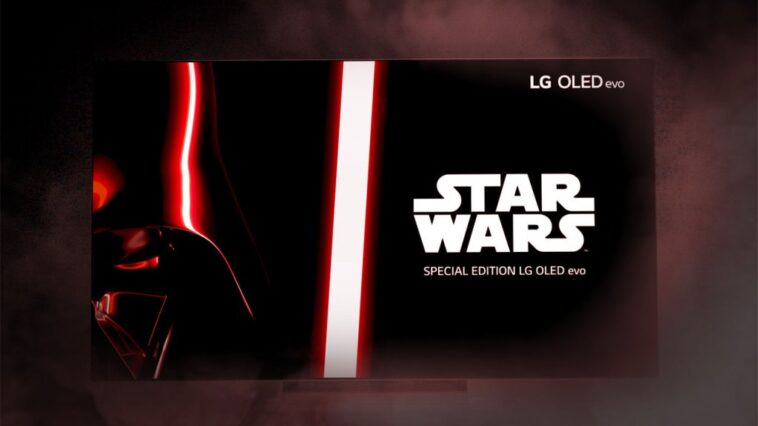 'Star Wars' y LG presentan un televisor OLED 4K de edición especial inspirado en Darth Vader