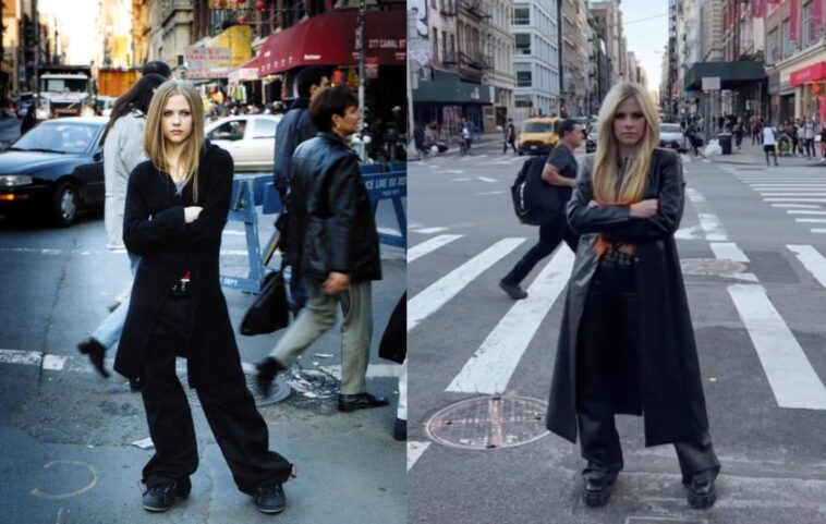 Vea a Avril Lavigne recrear la portada del álbum 'Let Go' para su 20 aniversario