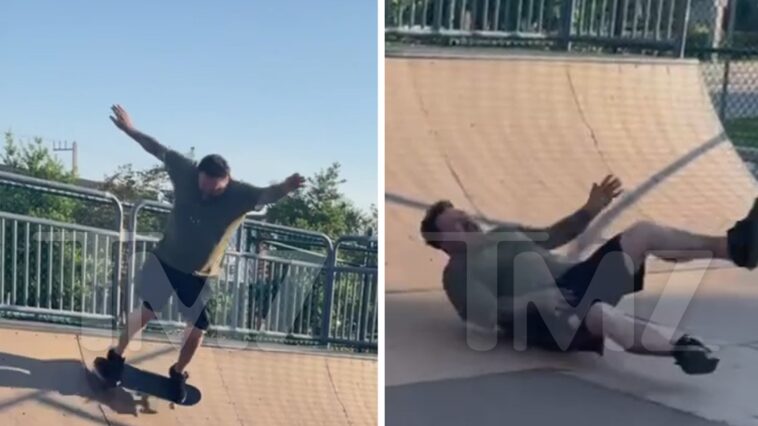 Video retorcido muestra la muñeca rota de Bam Margera después de una caída en patineta