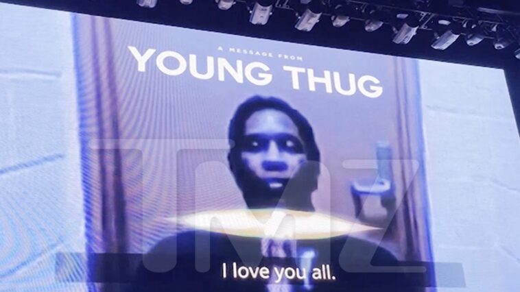 Young Thug envía mensaje desde la cárcel a sus fans en Hot 97 Summer Jam