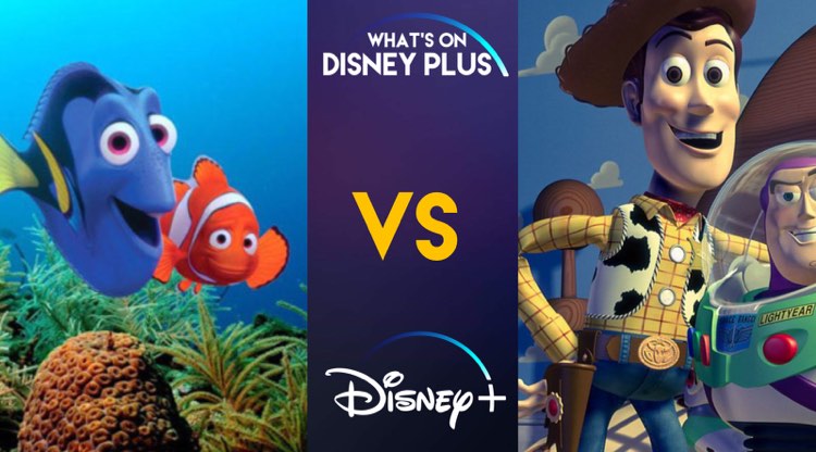 Batalla de Disney+ |  Buscando a Nemo contra Toy Story