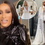 Chanel Ayan defiende el 'vestido de novia' en la fiesta de compromiso de Caroline Stanbury