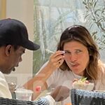 Chris Rock y Lake Bell llegan a la cita del brunch, parecen hacerse públicos como pareja