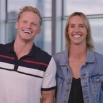 La pareja australiana de poder de natación Cody Simpson, 25, (izquierda) y su novia Emma McKeon, 28, (derecha) levantarán la tapa de su nuevo romance caliente durante su primera entrevista televisiva como pareja el domingo por la noche.