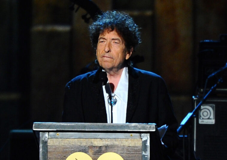 Bob Dylan accepts the 2015 MusiCares Person of the Year award at the 2015 MusiCares Person of the Year show in Los Angeles. (Photo by Vince Bucci/Invision/AP, File)