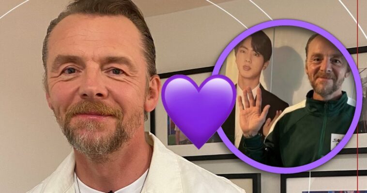 El actor Simon Pegg comparte la historia de cómo se convirtió en miembro de BTS ARMY