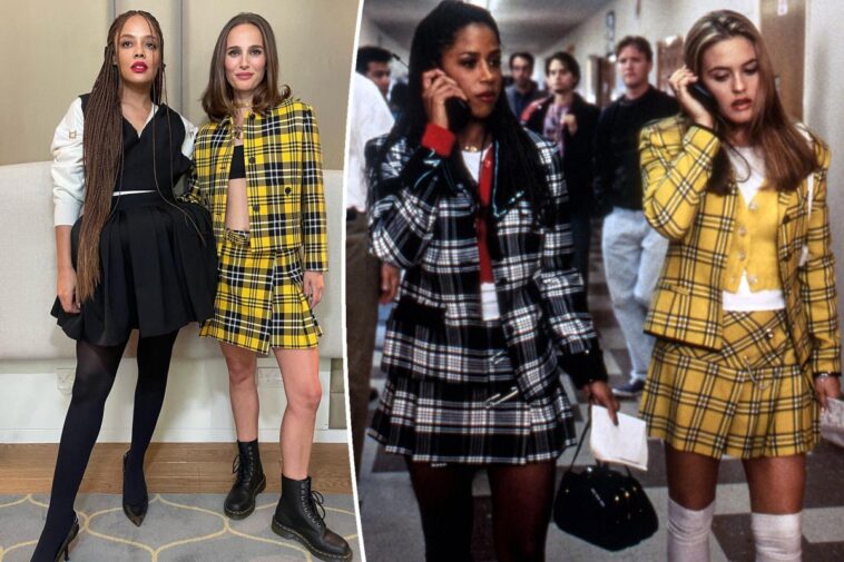 El atuendo de 'Clueless' de Natalie Portman aprobado por Alicia Silverstone