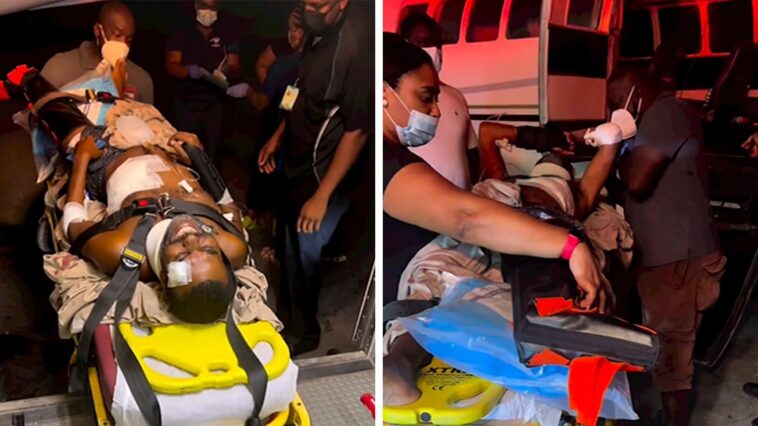 El comediante Lil Duval se mete en un desagradable accidente automovilístico en las Bahamas y es trasladado en avión al hospital