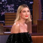 Hailey Bieber acaba de usar el vestido de corsé de aguacate de nuestros sueños