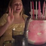 'Los cumpleaños pueden ser agotadores': Harper Beckham apagó las velas de su pastel cuando cumplió 11 años en imágenes compartidas por la madre Victoria en Instagram el lunes, de la noche anterior.