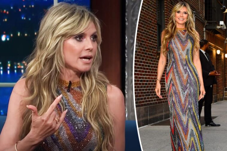 Heidi Klum asegura que puede evitar que le sude la cara