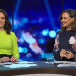 Lisa Wilkinson (a la derecha, con Rachel Corbett) hizo un regreso inesperado a The Project el domingo y será la presentadora del programa Channel 10 durante otras cuatro noches esta semana.