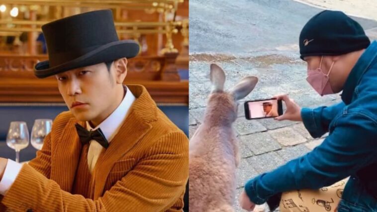 Jay Chou ve un nuevo video musical con un canguro;  Pregunta al animal si la canción está bien