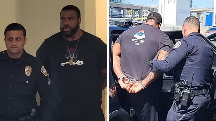 Jugador de la NFL Duane Brown arrestado en aeropuerto por cargos de armas