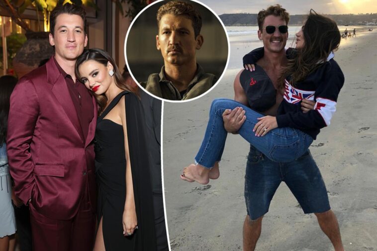 Keleigh Sperry hizo que Miles Teller se afeitara el bigote de 'Top Gun'