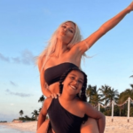 Kim Kardashian en la playa indignada por fotos de fans con su hija mayor North West