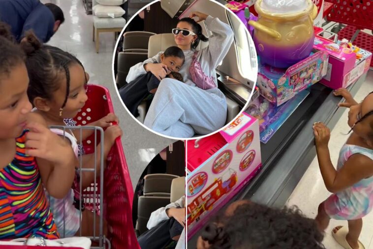 Kylie Jenner compra en Target en medio de la reacción violenta del jet privado