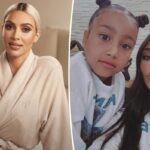 La broma de North West a Kim Kardashian confundida con la "escena del crimen"